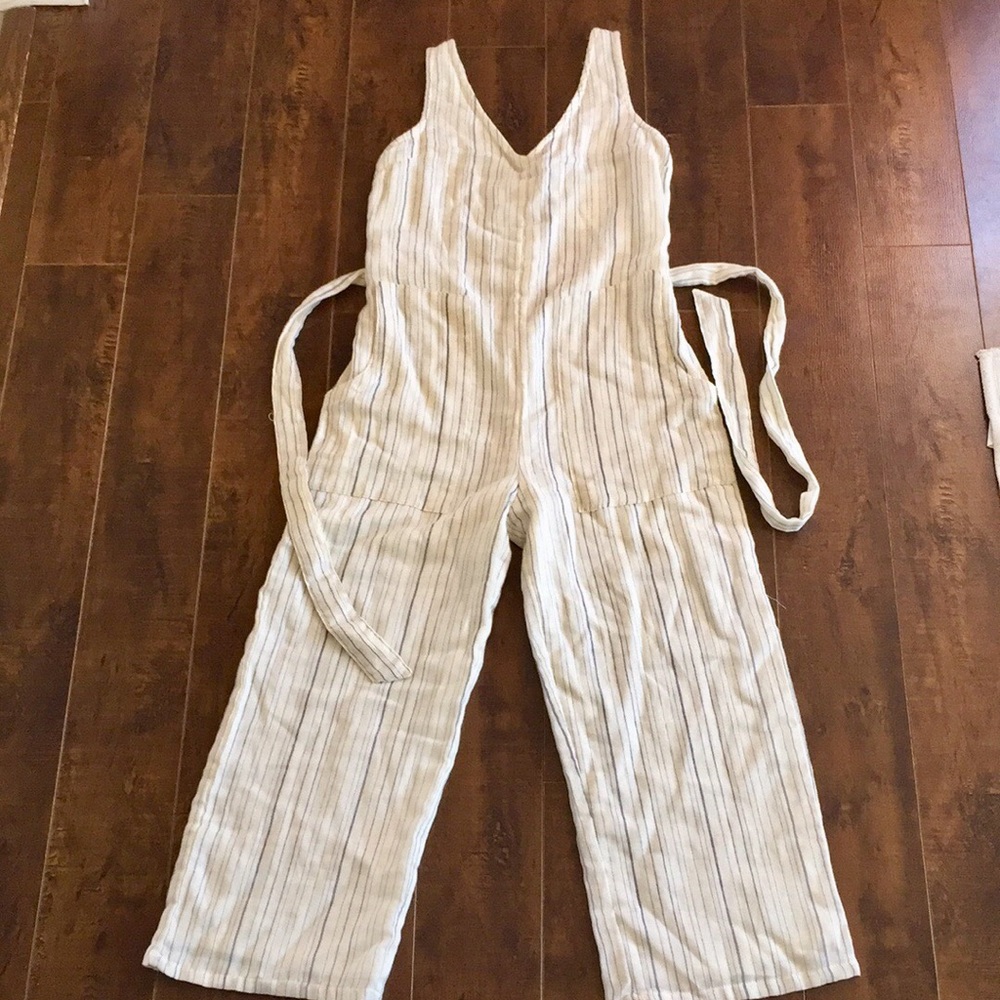 NWT 100% Cotton Wide Leg Jumpsuit